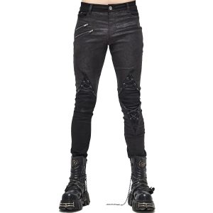offre spéciale DEVIL FASHION Pantalon ‘New Order’ Noir 32