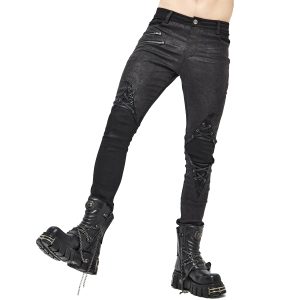 offre spéciale DEVIL FASHION Pantalon ‘New Order’ Noir 38