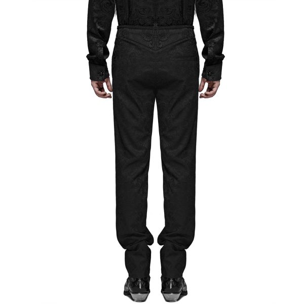 Acheter Maintenant PUNK RAVE Pantalon ‘Noctivagus’ En Jacquard Noir 9