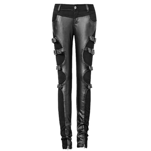 Livraison gratuite PUNK RAVE Pantalon ‘Osiris’ Noir 12