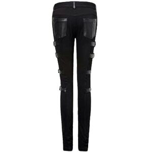 Livraison gratuite PUNK RAVE Pantalon ‘Osiris’ Noir 38