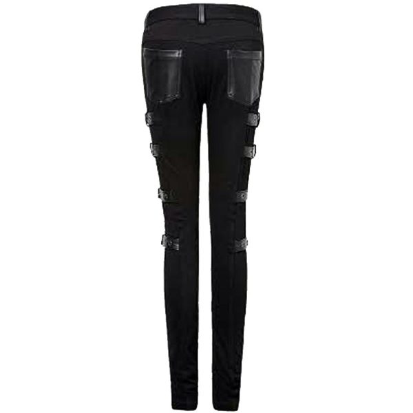 Livraison gratuite PUNK RAVE Pantalon ‘Osiris’ Noir 13