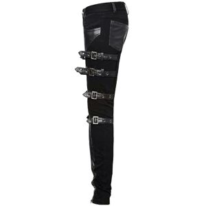 Livraison gratuite PUNK RAVE Pantalon ‘Osiris’ Noir 40