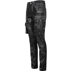 vente à bas prix DEVIL FASHION Pantalon ‘Painted Titan’ Noir 50