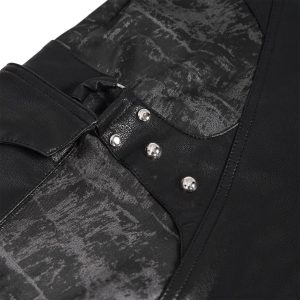 vente à bas prix DEVIL FASHION Pantalon ‘Painted Titan’ Noir 60