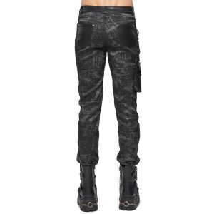 vente à bas prix DEVIL FASHION Pantalon ‘Painted Titan’ Noir 38