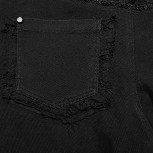 PUNK RAVE Pantalon ‘Punk Broken Hole Net’ Noir prix le plus bas 47