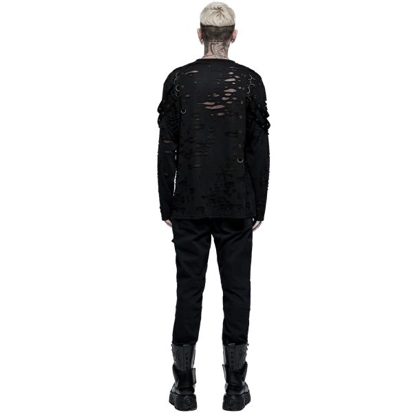 belle PUNK RAVE Pantalon ‘Punk Simple Woven’ Noir 5
