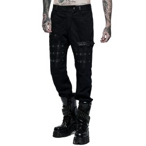 belle PUNK RAVE Pantalon ‘Punk Simple Woven’ Noir 32