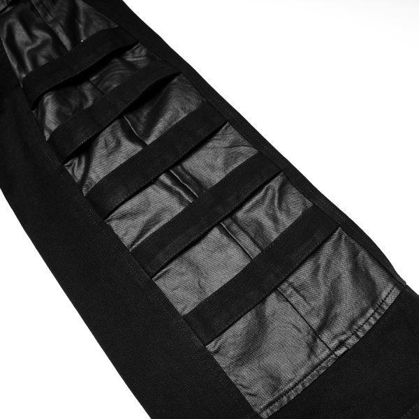 Pas Cher Magasin Soldes PUNK RAVE Pantalon ‘Punk Stylish’ Noir 21