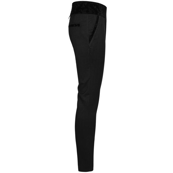 PUNK RAVE Pantalon ‘Romantic Goth’ Noir Avec Ceinture En Velours à prix d'occasion 13