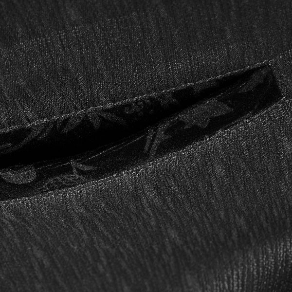 PUNK RAVE Pantalon ‘Romantic Goth’ Noir Avec Ceinture En Velours à prix d'occasion 16
