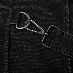 PUNK RAVE Pantalon Sagging ‘Xenos’ Noir prix le plus bas 39