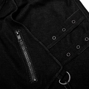 PUNK RAVE Pantalon Sagging ‘Xenos’ Noir prix le plus bas 41