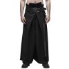 PUNK RAVE Pantalon ‘Samurai’ Noir Nouveau 58