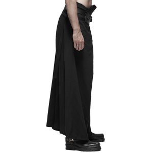 PUNK RAVE Pantalon ‘Samurai’ Noir Nouveau 43