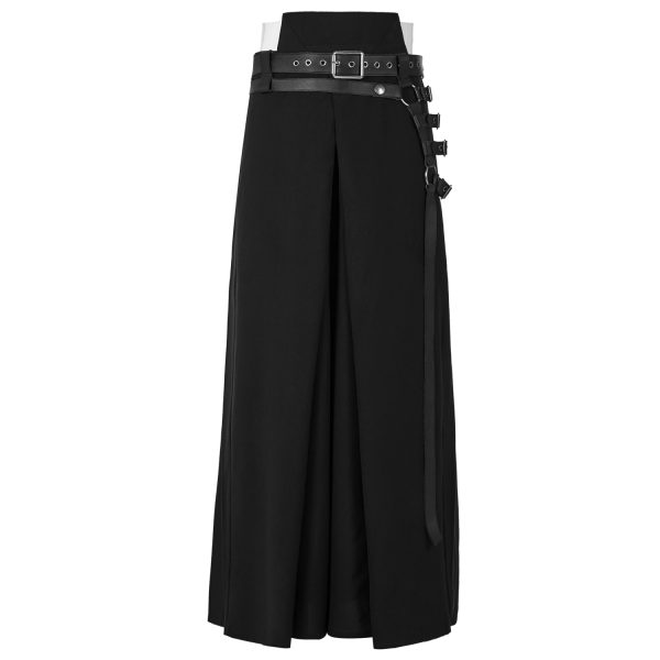 PUNK RAVE Pantalon ‘Samurai’ Noir Nouveau 14