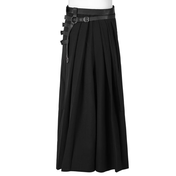 PUNK RAVE Pantalon ‘Samurai’ Noir Nouveau 15