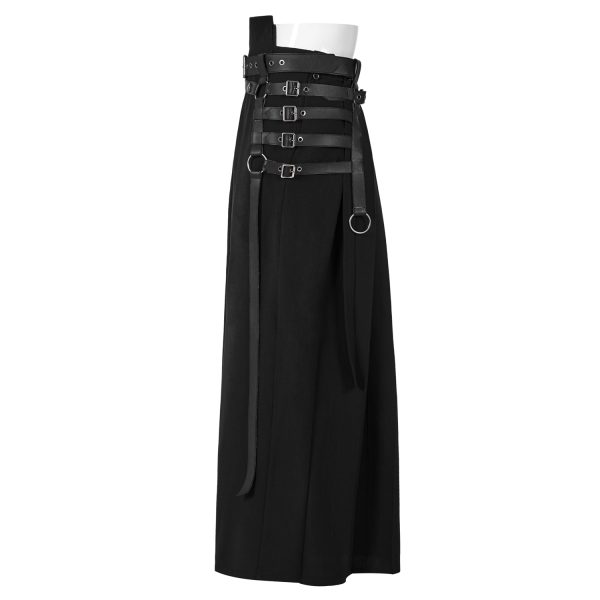 PUNK RAVE Pantalon ‘Samurai’ Noir Nouveau 16
