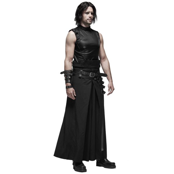 PUNK RAVE Pantalon ‘Samurai’ Noir Nouveau 7