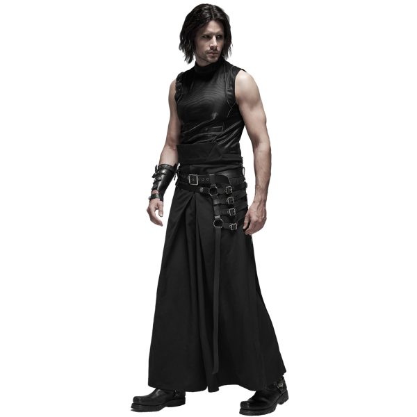 PUNK RAVE Pantalon ‘Samurai’ Noir Nouveau 8