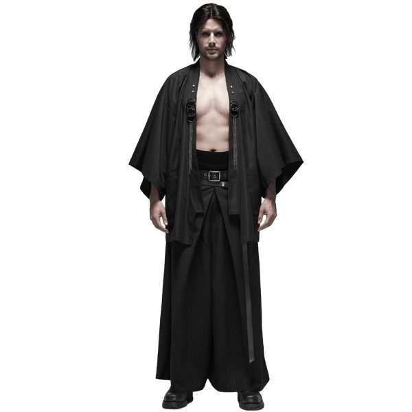 PUNK RAVE Pantalon ‘Samurai’ Noir Nouveau 9
