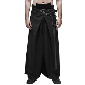 PUNK RAVE Pantalon ‘Samurai’ Noir Nouveau 39