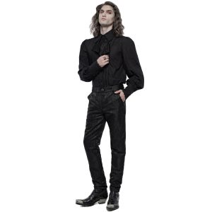 PUNK RAVE Pantalon ‘Silvanus’ Noir design à la mode 21
