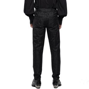 PUNK RAVE Pantalon ‘Silvanus’ Noir design à la mode 25