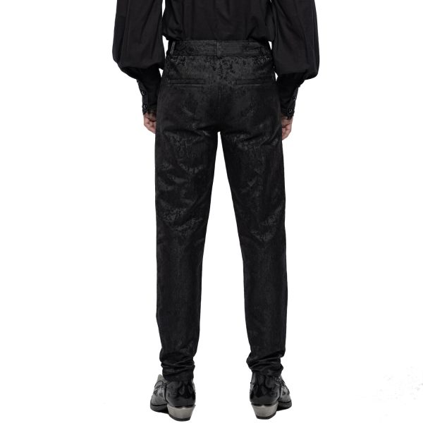 PUNK RAVE Pantalon ‘Silvanus’ Noir design à la mode 7