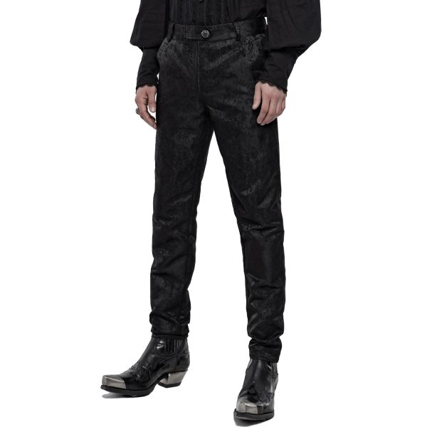 PUNK RAVE Pantalon ‘Silvanus’ Noir design à la mode 8
