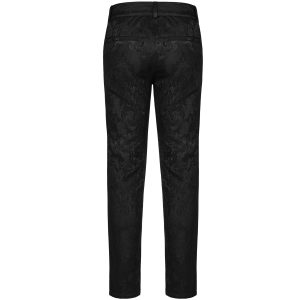 PUNK RAVE Pantalon ‘Silvanus’ Noir design à la mode 31