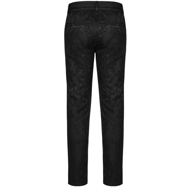 PUNK RAVE Pantalon ‘Silvanus’ Noir design à la mode 10