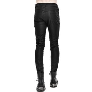 vente à bas prix DEVIL FASHION Pantalon Skinny ‘Robot Armor’ Noir Pour Hommes 29