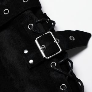 boutique PUNK RAVE Pantalon ‘Stremoth’ Noir 43