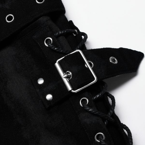 boutique PUNK RAVE Pantalon ‘Stremoth’ Noir 14