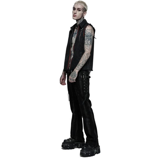 boutique PUNK RAVE Pantalon ‘Stremoth’ Noir 4