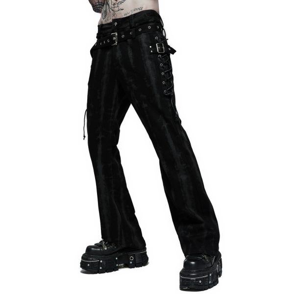 boutique PUNK RAVE Pantalon ‘Stremoth’ Noir 8