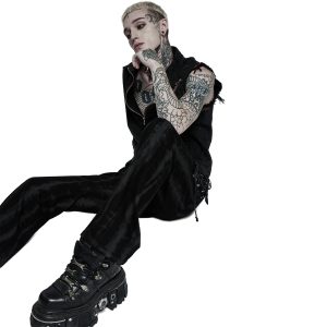 boutique PUNK RAVE Pantalon ‘Stremoth’ Noir 33