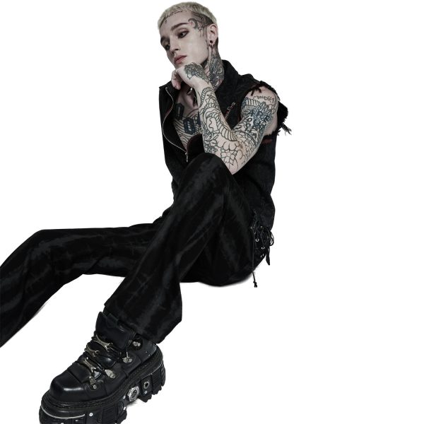 boutique PUNK RAVE Pantalon ‘Stremoth’ Noir 9