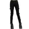 PUNK RAVE Pantalon Taille Basse ‘Katell’ Noir à prix réduits 56