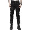 Authentic Original licence PUNK RAVE Pantalon ‘The Dark Tower’ Noir 59