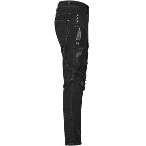 Authentic Original licence PUNK RAVE Pantalon ‘The Dark Tower’ Noir 44