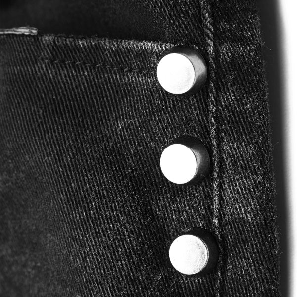 Authentic Original licence PUNK RAVE Pantalon ‘The Dark Tower’ Noir 15
