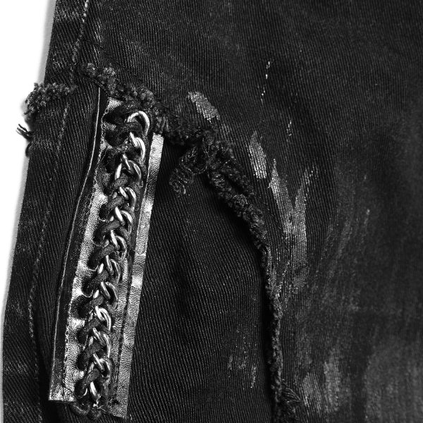Authentic Original licence PUNK RAVE Pantalon ‘The Dark Tower’ Noir 17