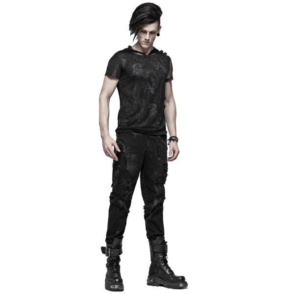 Authentic Original licence PUNK RAVE Pantalon ‘The Dark Tower’ Noir 5