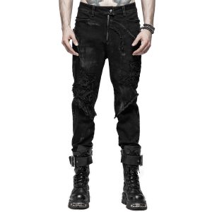 Authentic Original licence PUNK RAVE Pantalon ‘The Dark Tower’ Noir 32