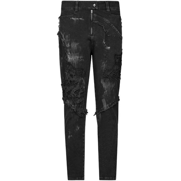 Authentic Original licence PUNK RAVE Pantalon ‘The Dark Tower’ Noir 11