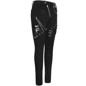 DEVIL FASHION Pantalon ‘Thorne’ Noir Pour Femmes styles dernier cri 41
