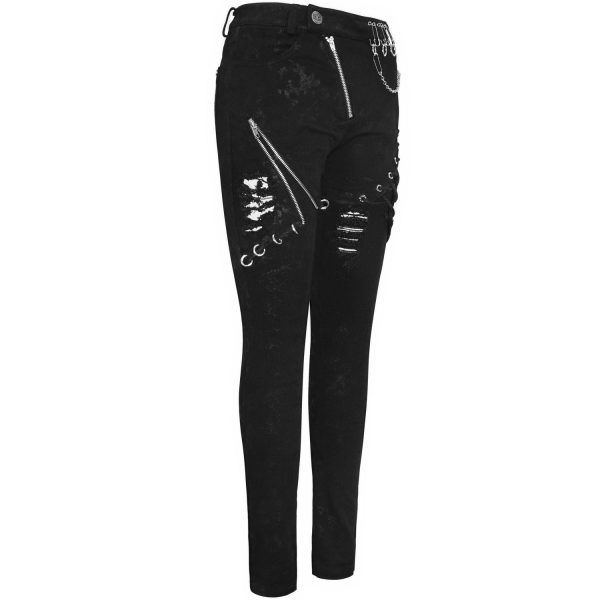 DEVIL FASHION Pantalon ‘Thorne’ Noir Pour Femmes styles dernier cri 12